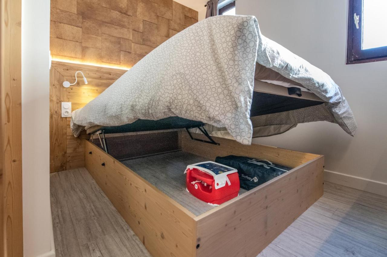 Appartement Edelweiss Skiopieds - Centre Station لو دوز آلب المظهر الخارجي الصورة